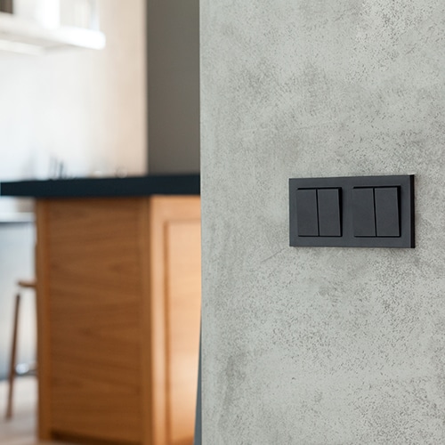 Aereco LAD light Steuerung im Wippschalter verbaut
